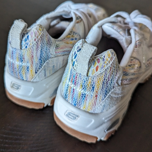 SKECHERS leather D LITES sneakers shoes 10 - Picture 8 of 10